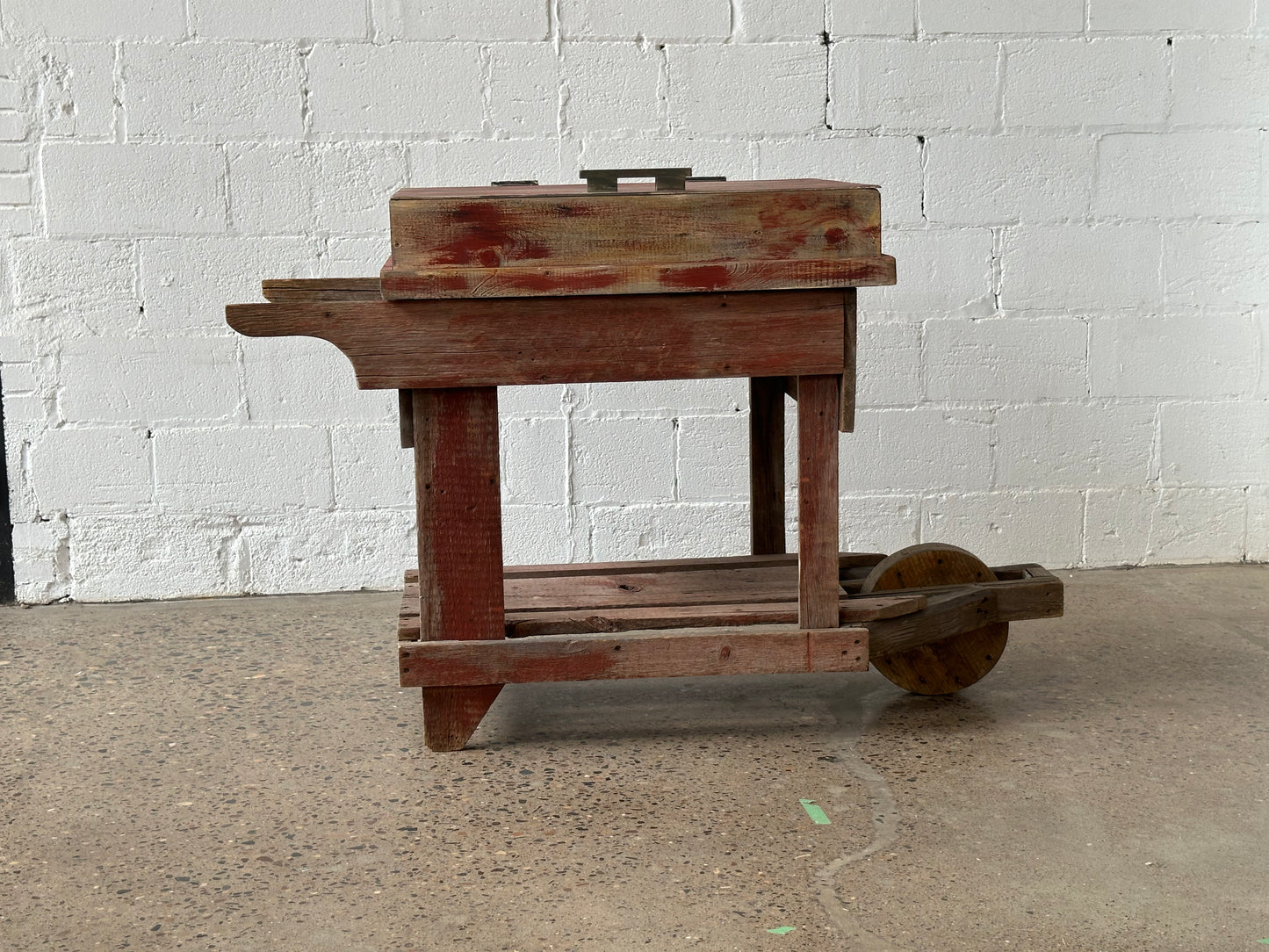 Wooden Wheelbarrow Cart