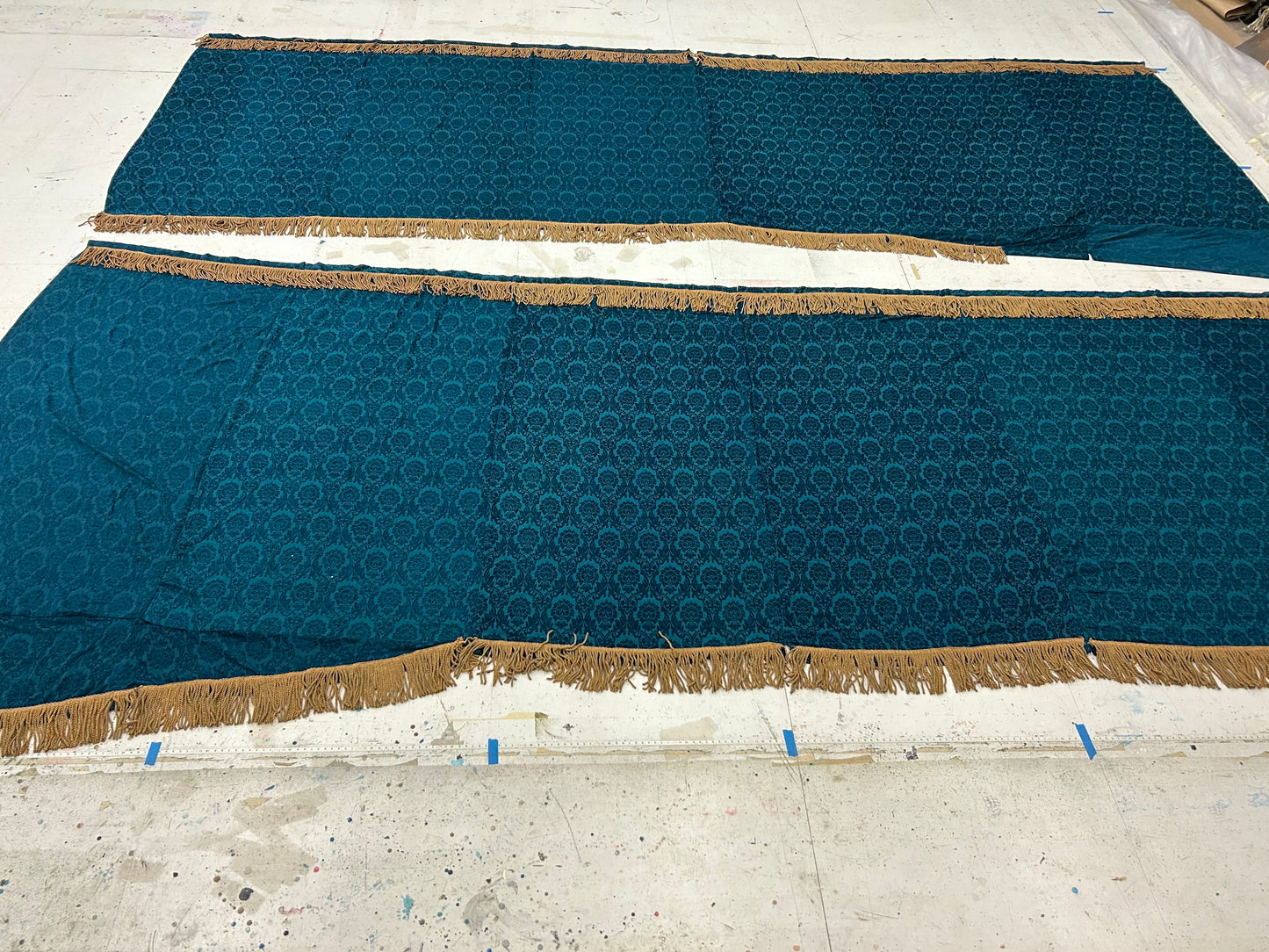 Teal Curtains (set)