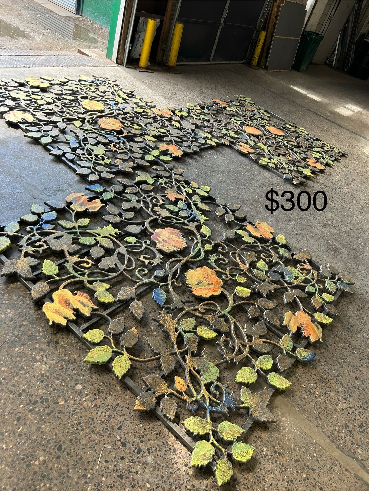 Floral Set of Panels