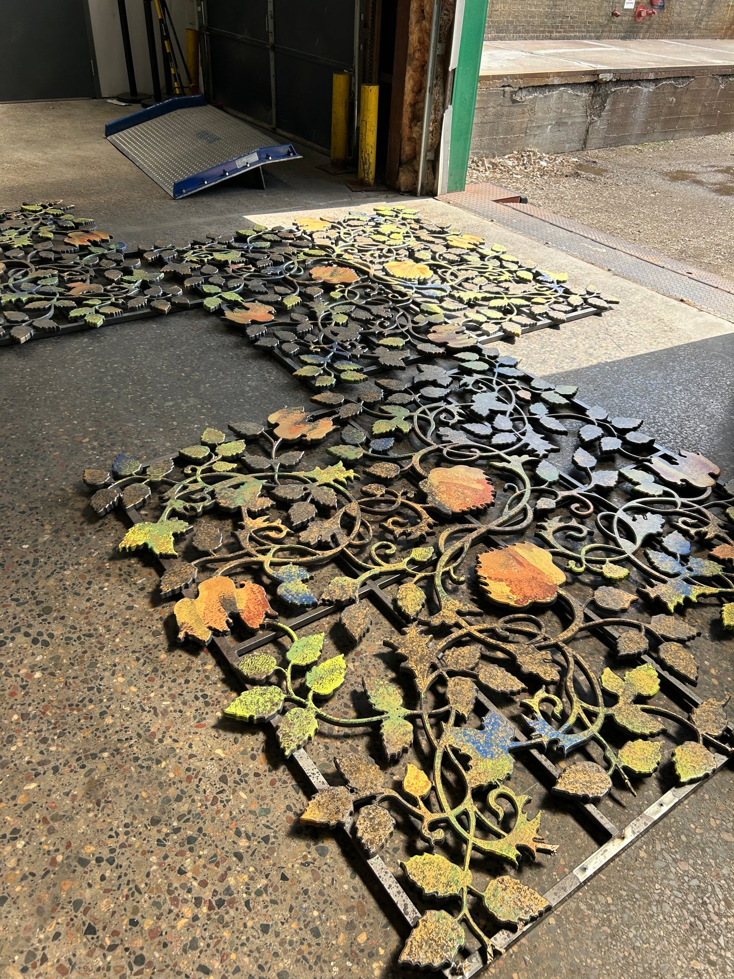 Floral Set of Panels