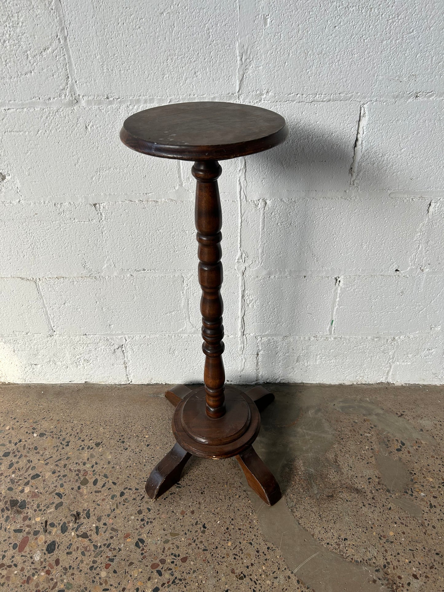 Tall Round Top Side Table