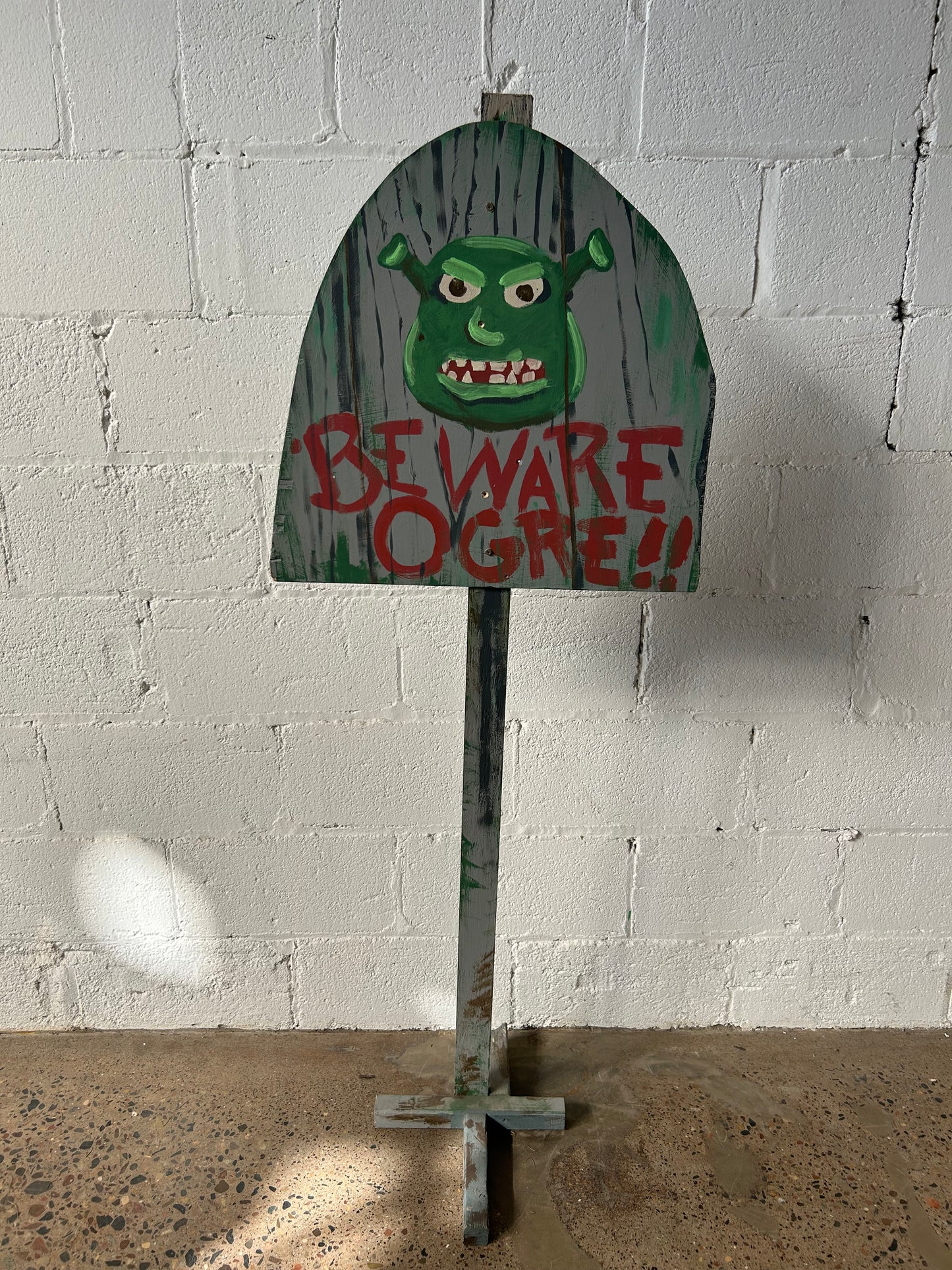 Shrek Ogre Sign
