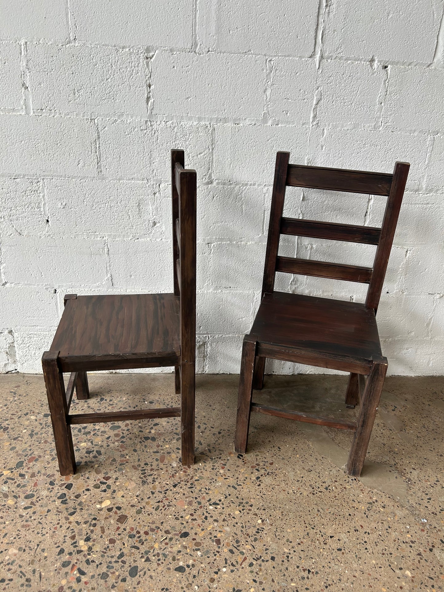 Plain Ladder Back Chairs (set of 4)