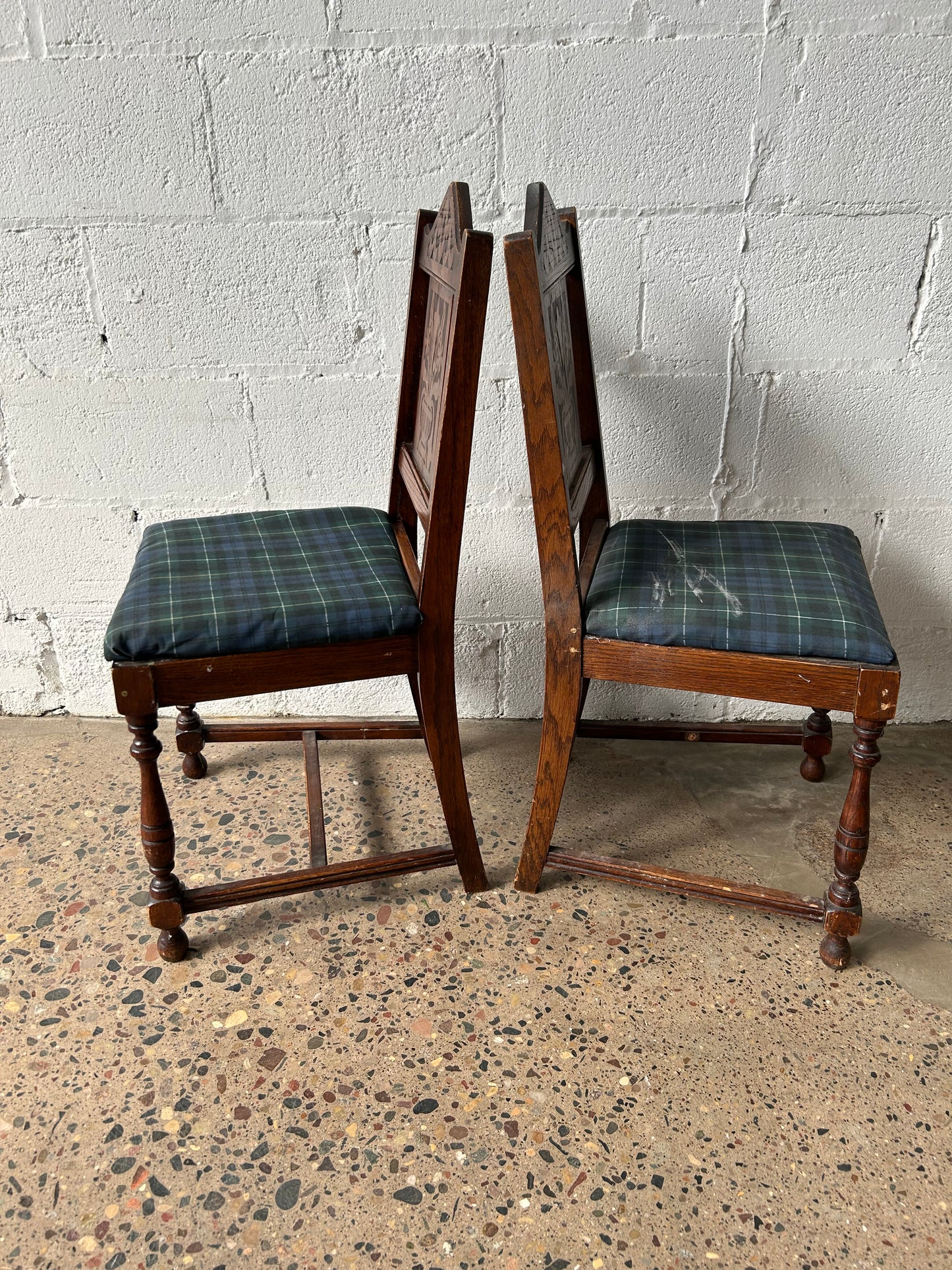 Victorian Carved Back Dining Chair (set of 2)