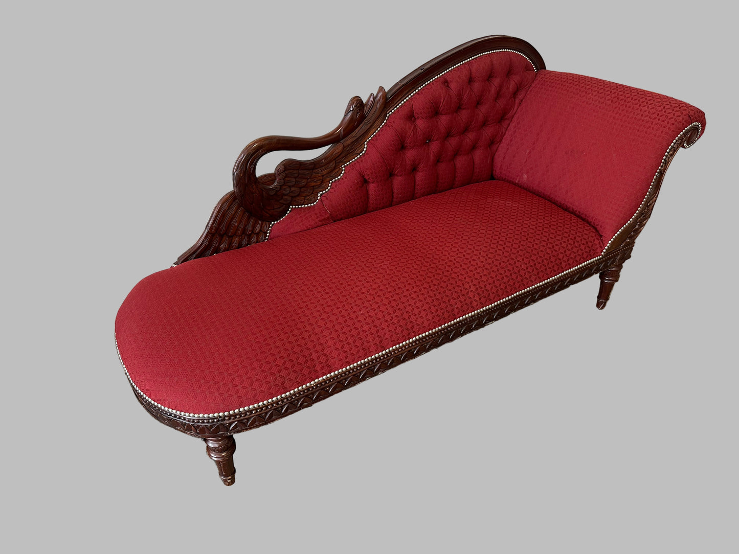 Red Swan Chaise Lounge