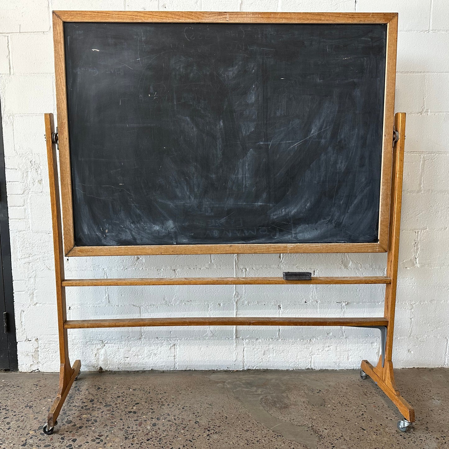 Black Rolling Chalkboard