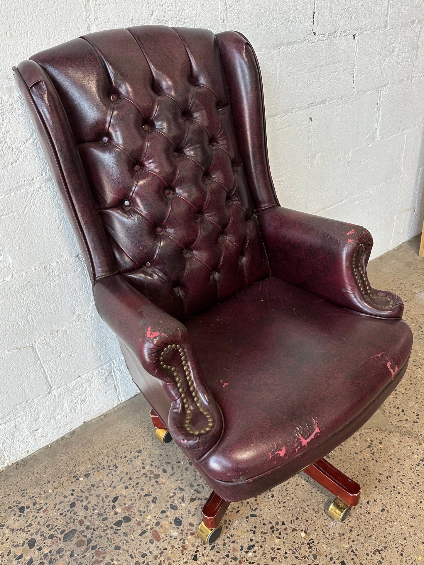 Burgundy Executive Chair