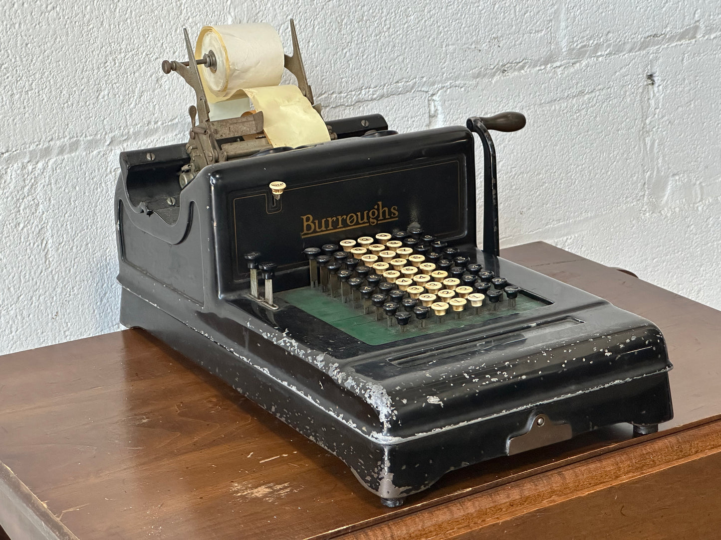 Black Burroughs Adding Machine