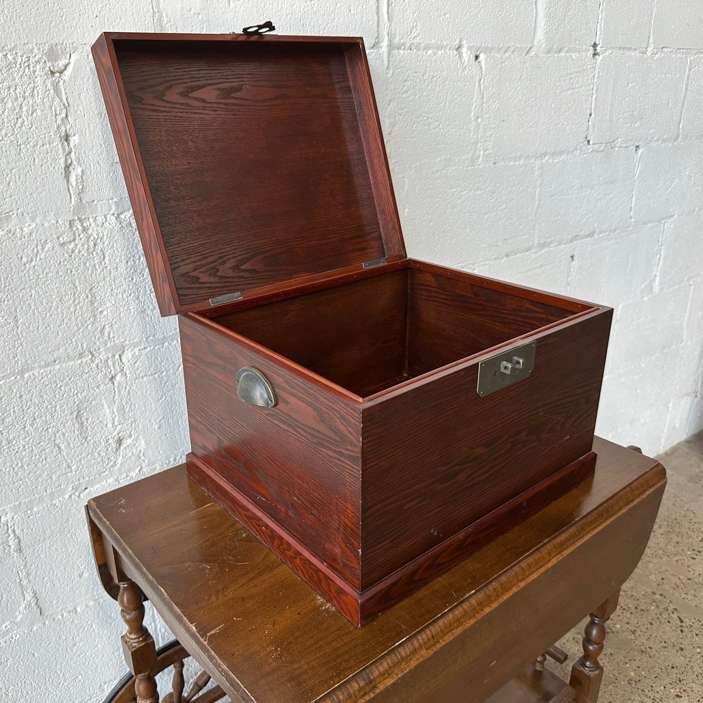 Burgundy Box with Latch