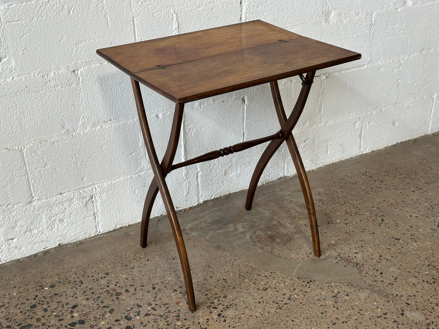 Folding Wood Side Table