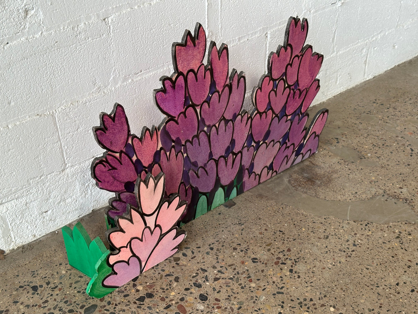 Purple Tulip Cutout