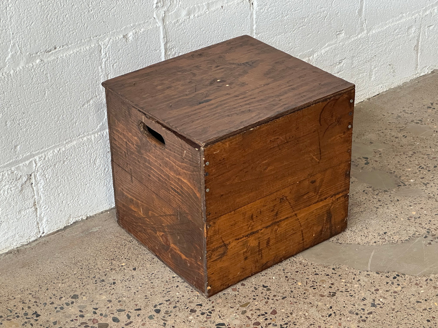 Wooden Box with Removable Lid