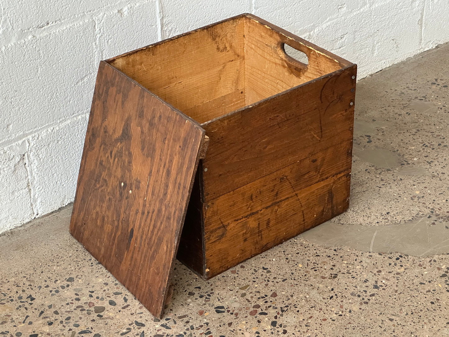 Wooden Box with Removable Lid
