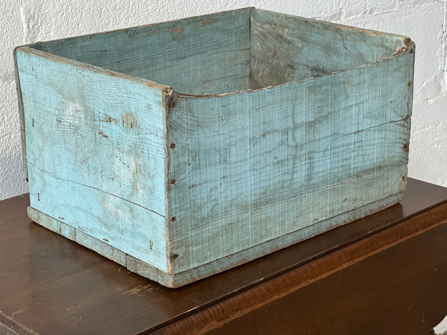 Blue Open Top Crate