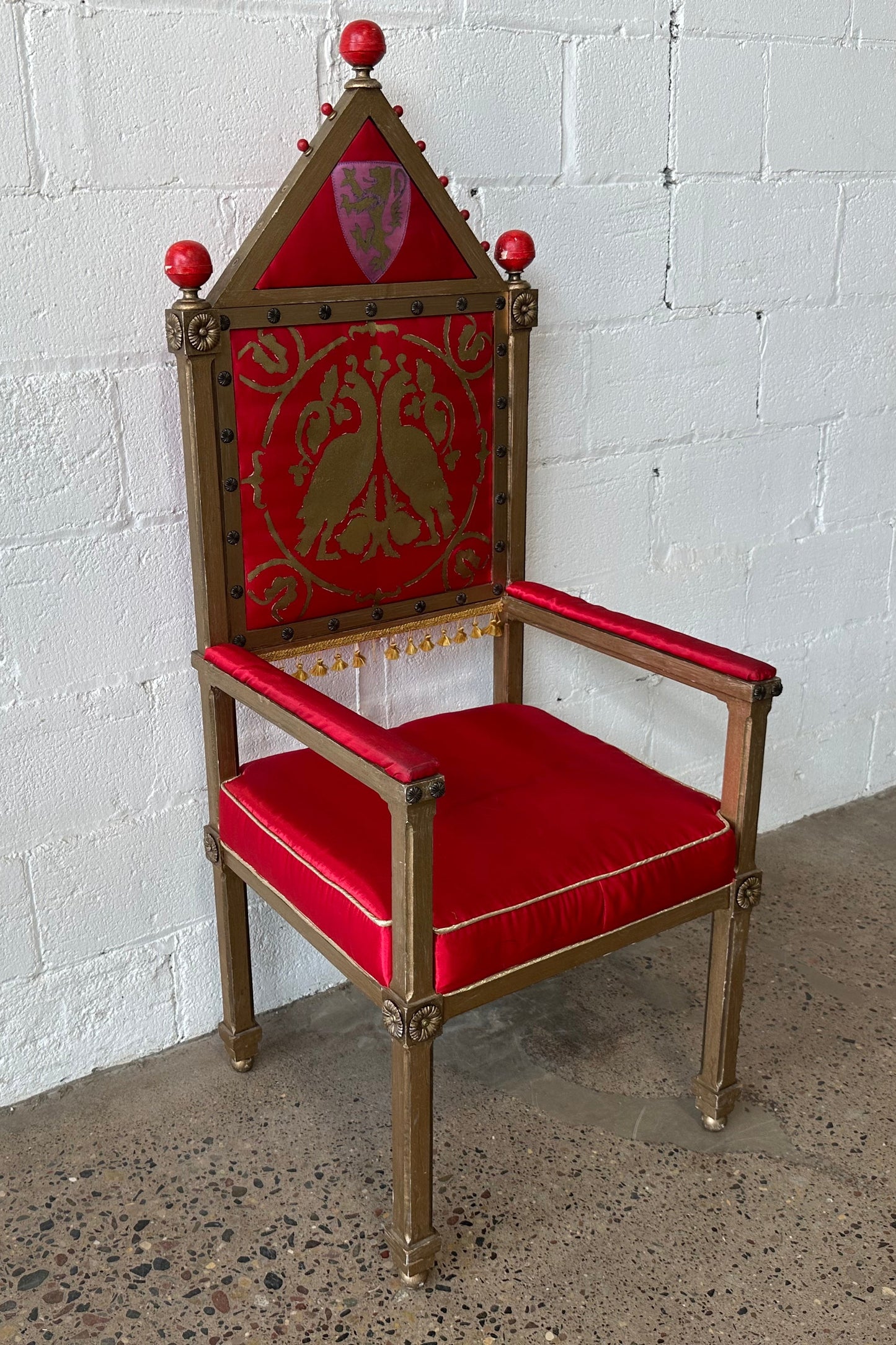 Medieval Red Throne