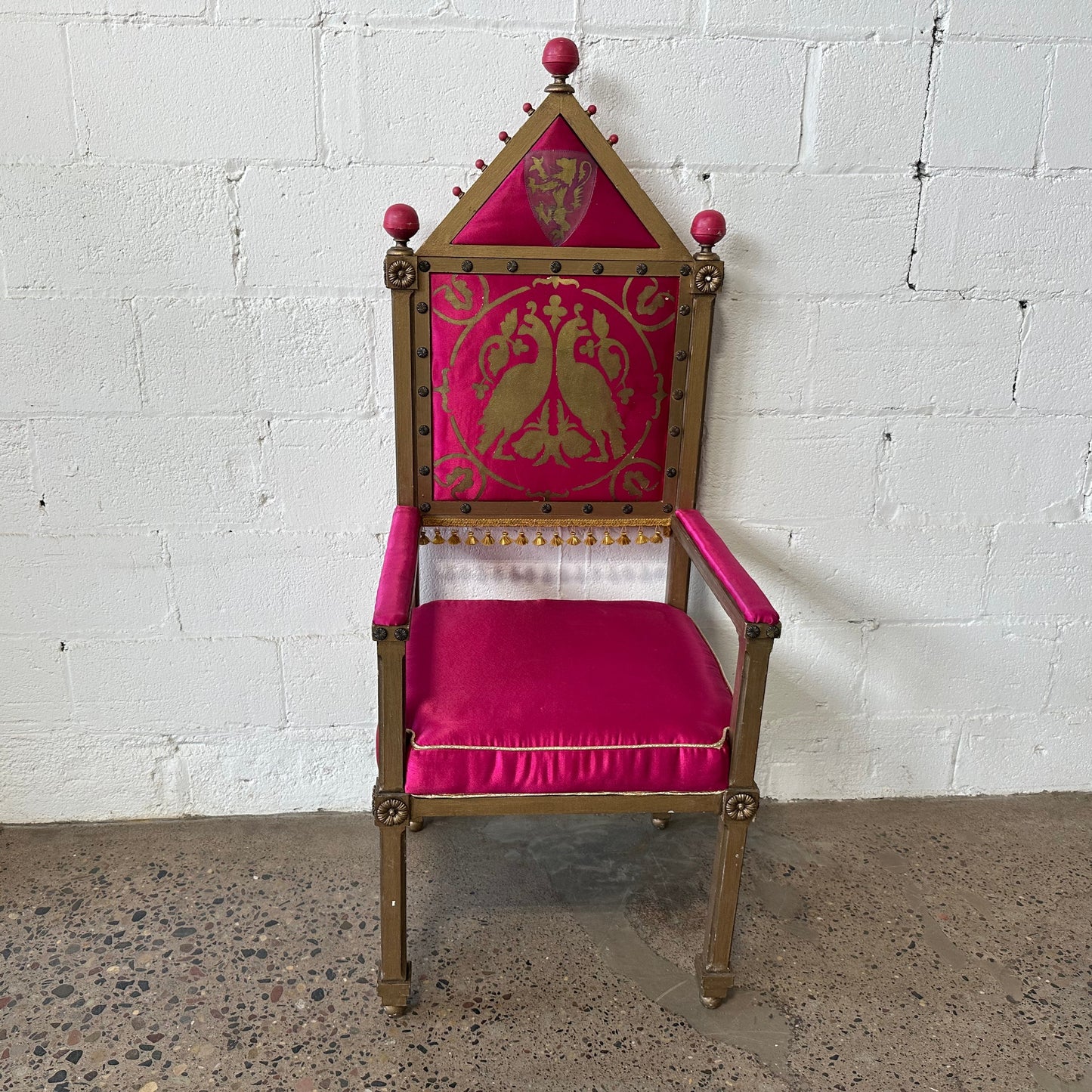 Medieval Pink Throne