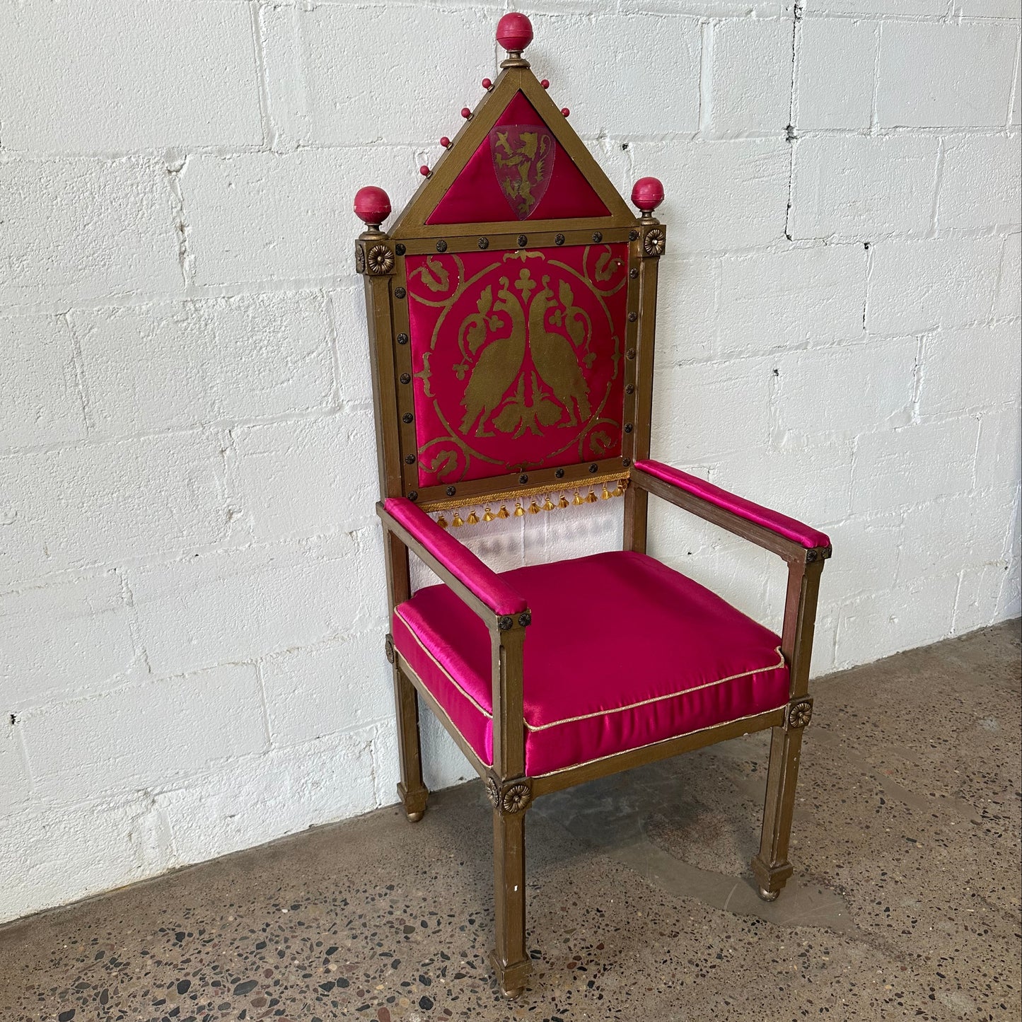 Medieval Pink Throne