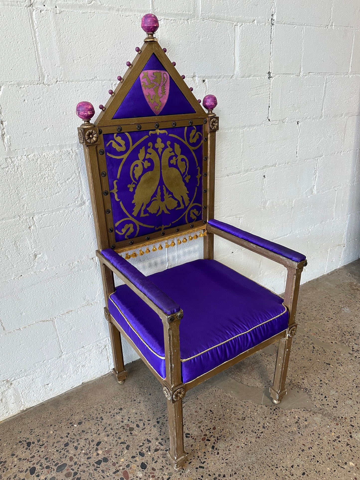 Medieval Purple Throne