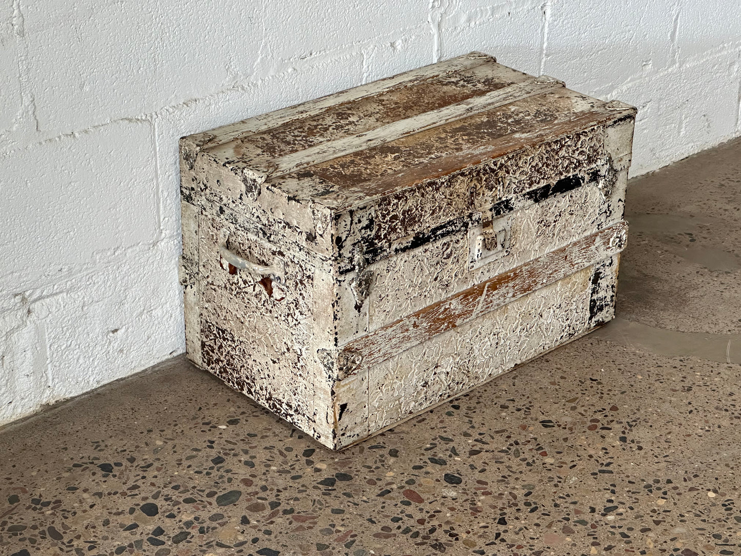 White Metal Trunk