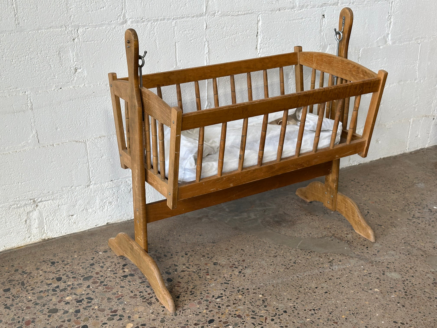 Wooden Rocking Bassinet