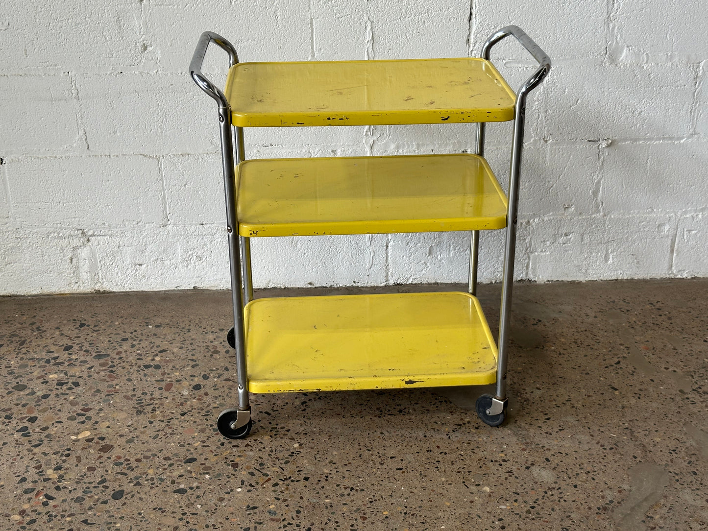 Yellow Metal Cart
