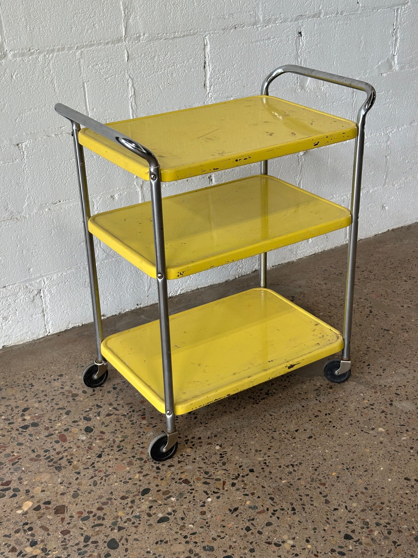 Yellow Metal Cart