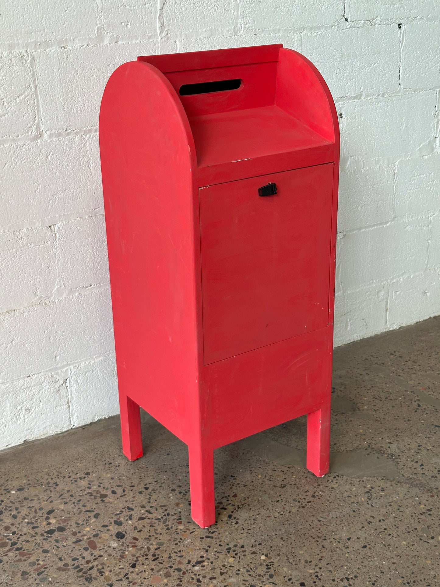 Red Santa Mailbox