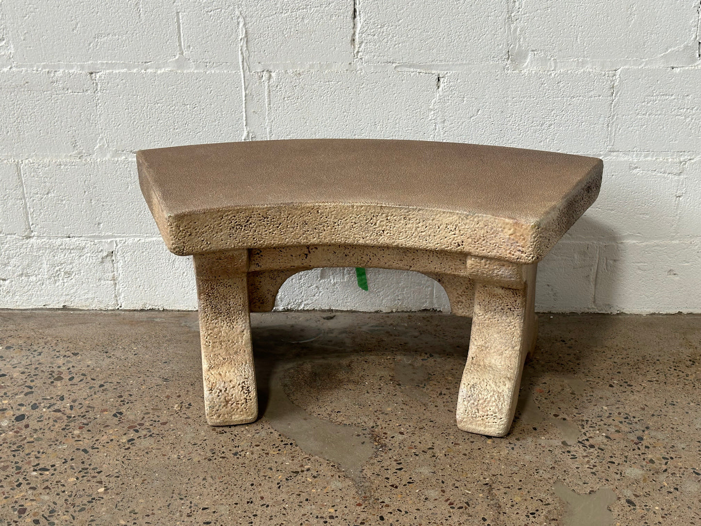 Stone Set- Curved Bench
