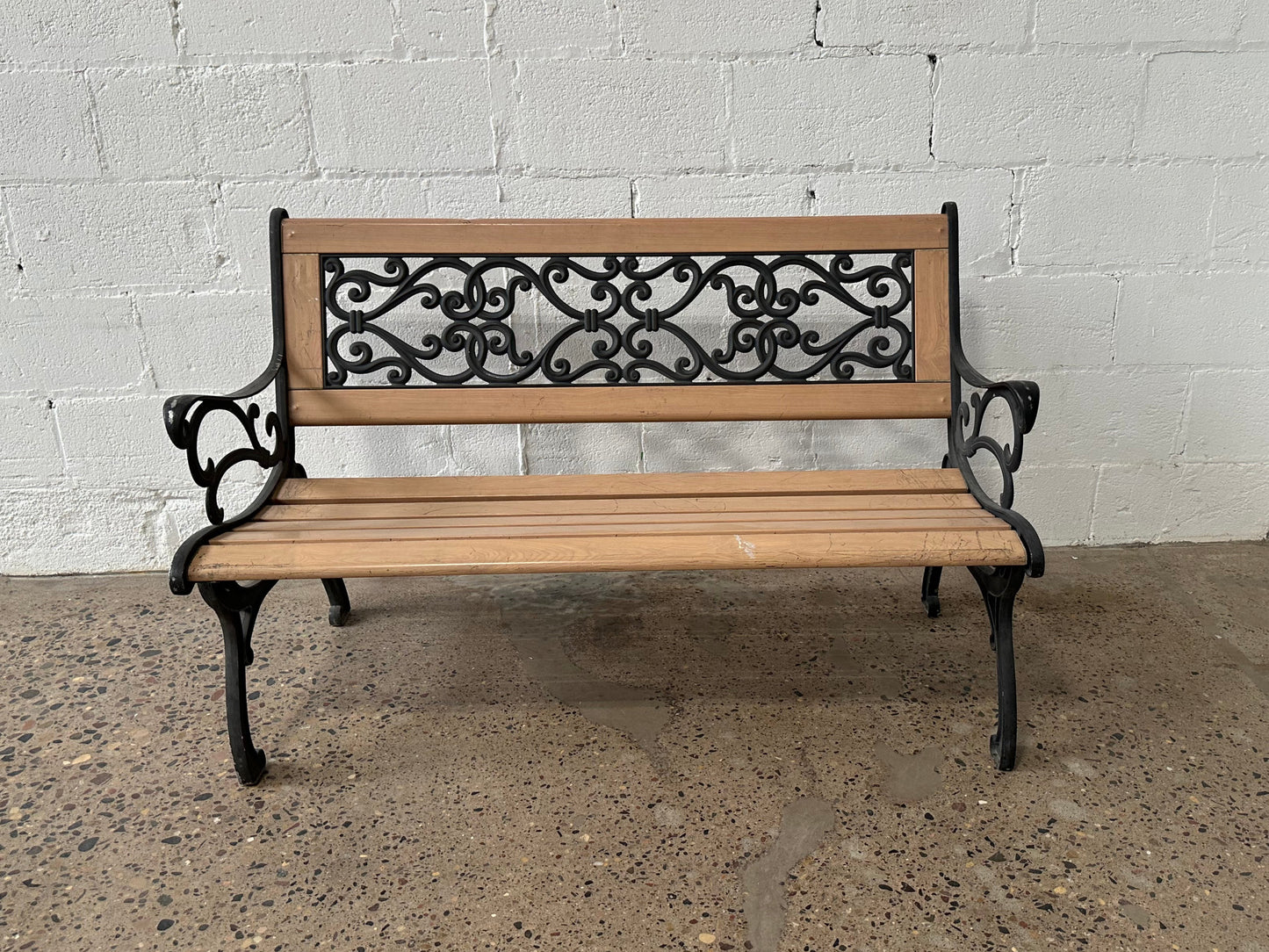 Ornate Park Bench