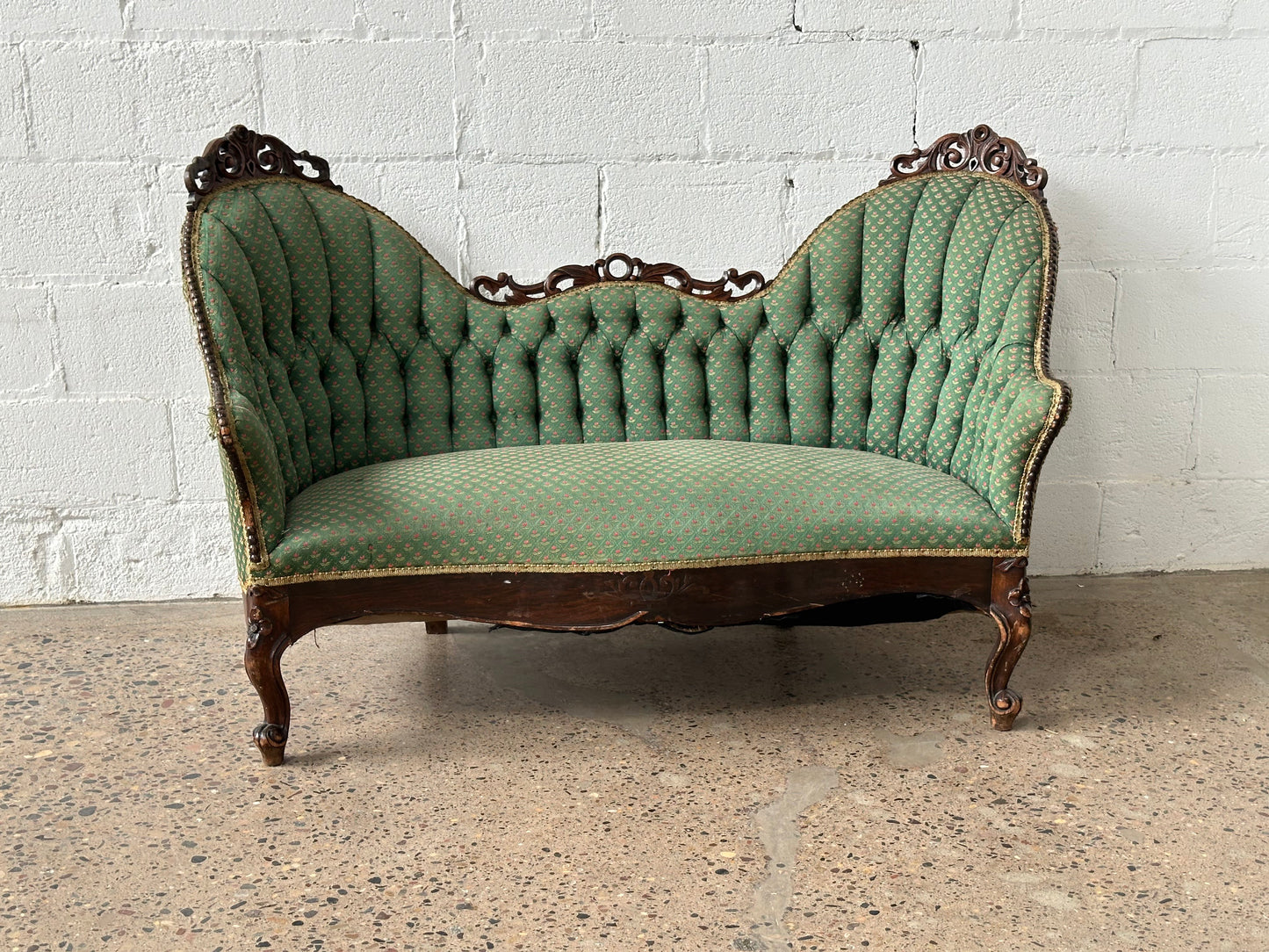 Green Victorian Sofa