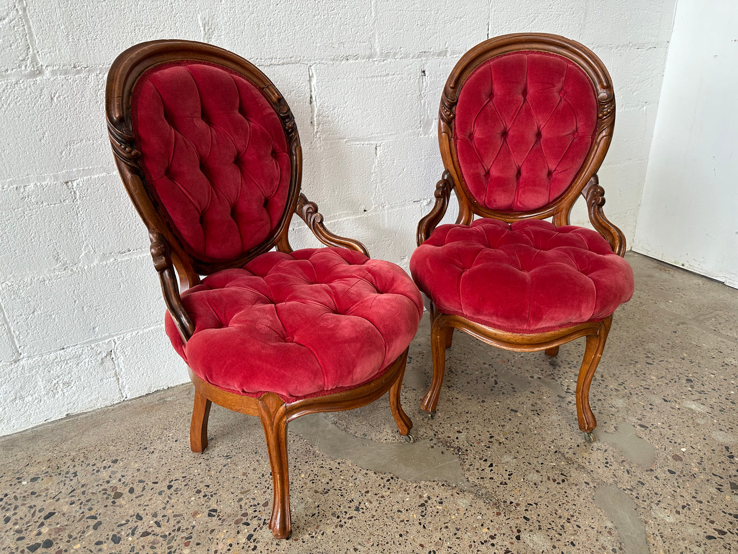Red Tufted Chair
