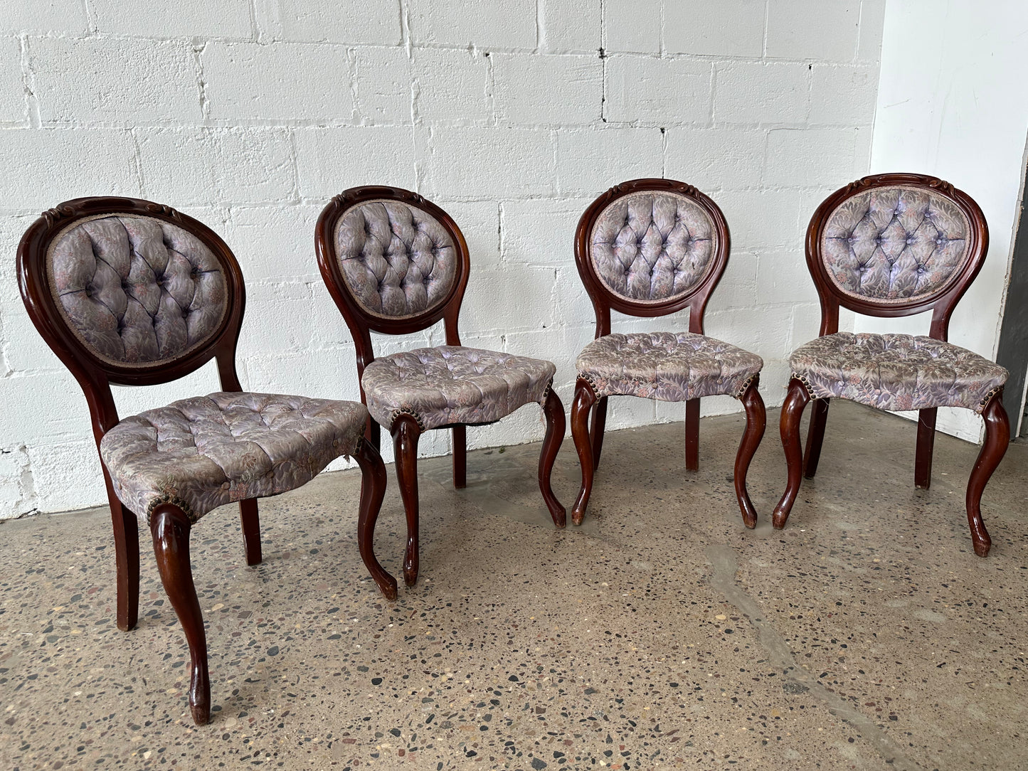 Lavender Upholstered Dining Chair