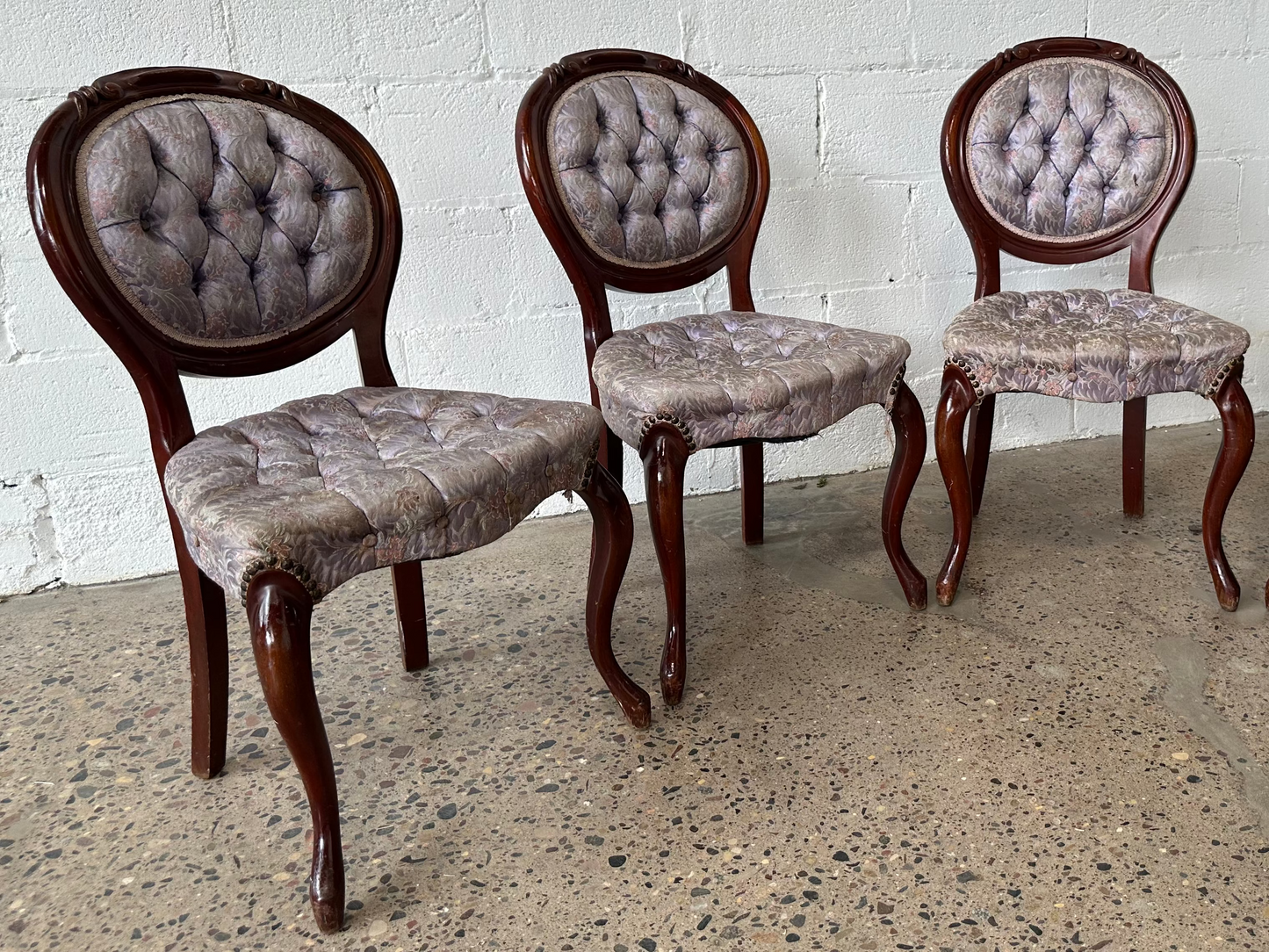 Lavender Upholstered Dining Chair