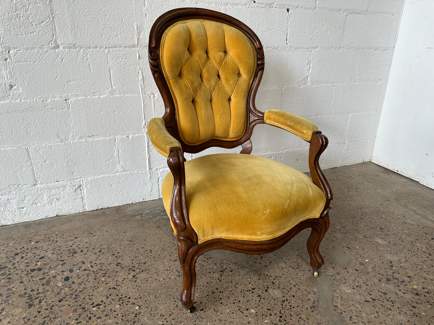 Mustard Armchair