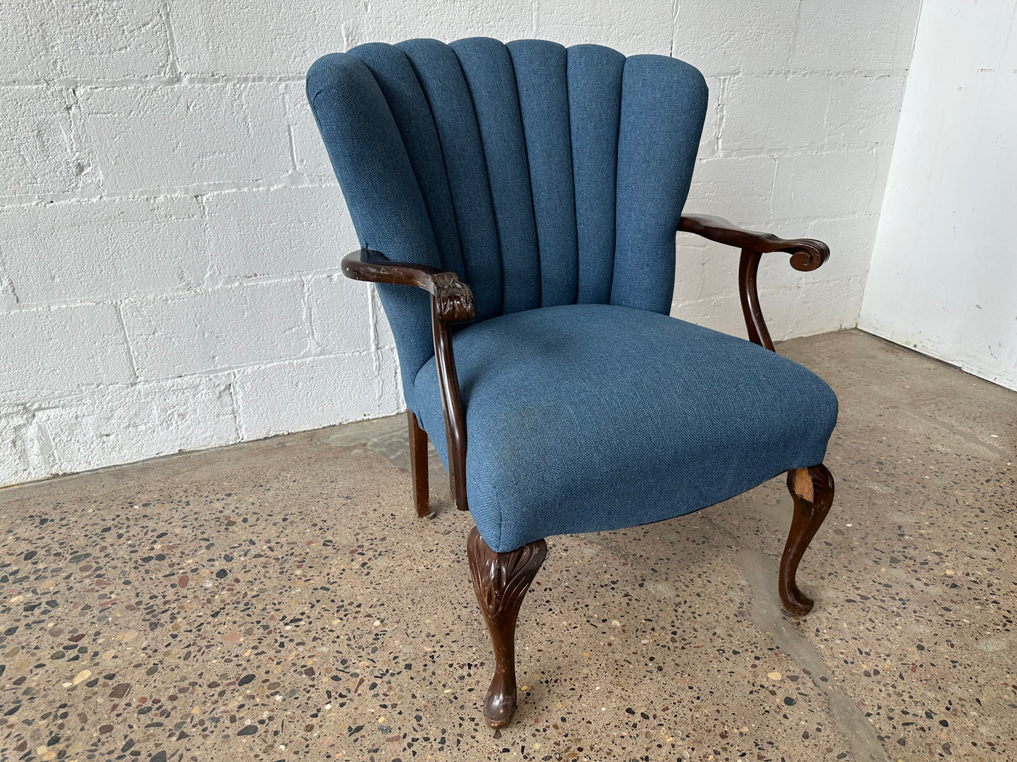Blue Shell Chair