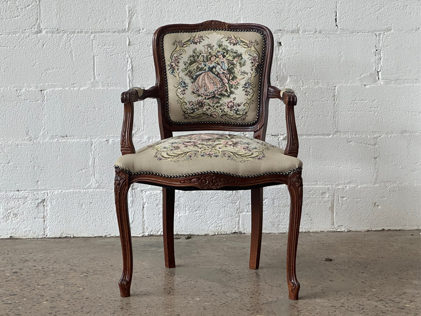Embroidered Dining Chair