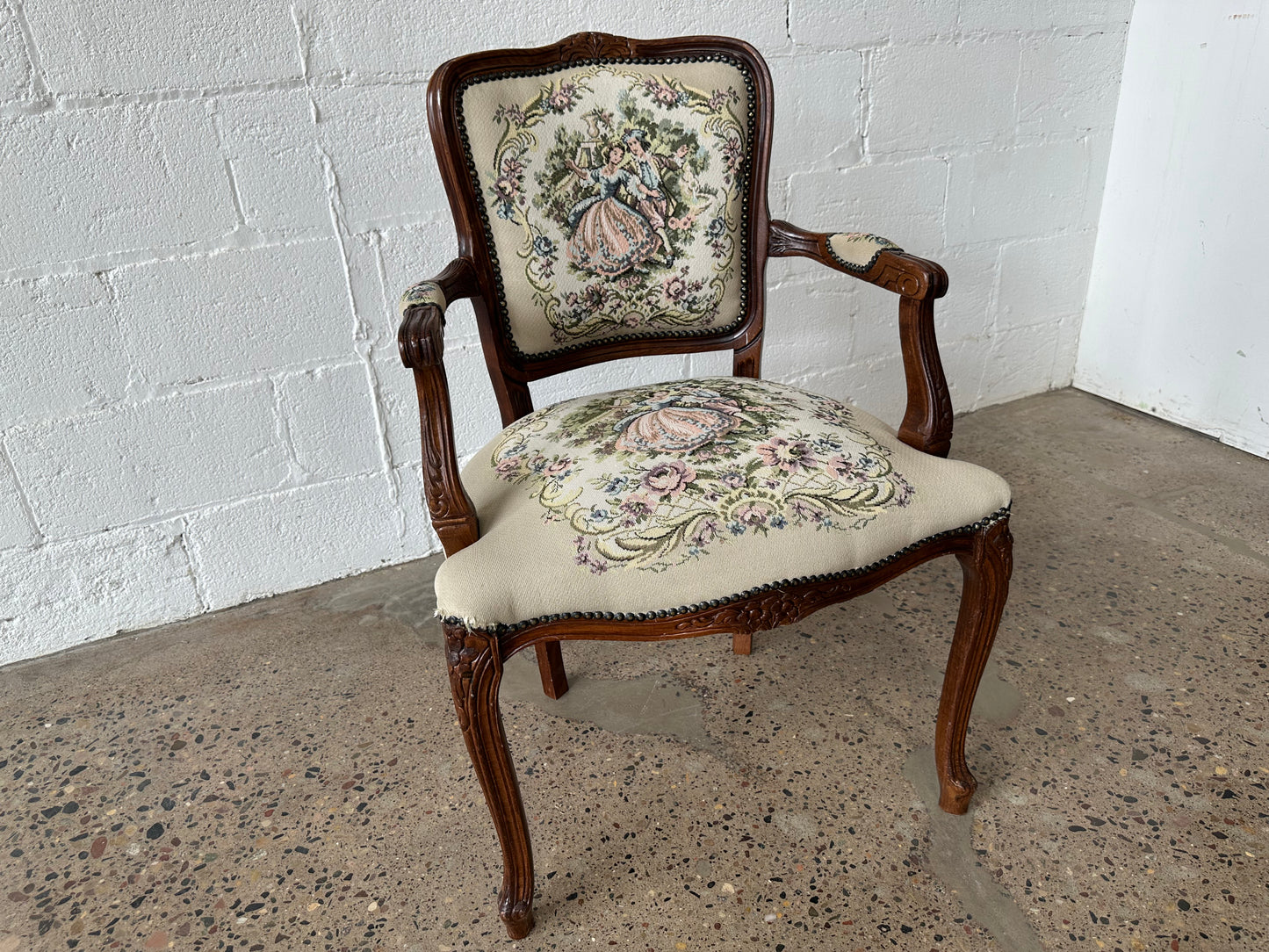Embroidered Dining Chair