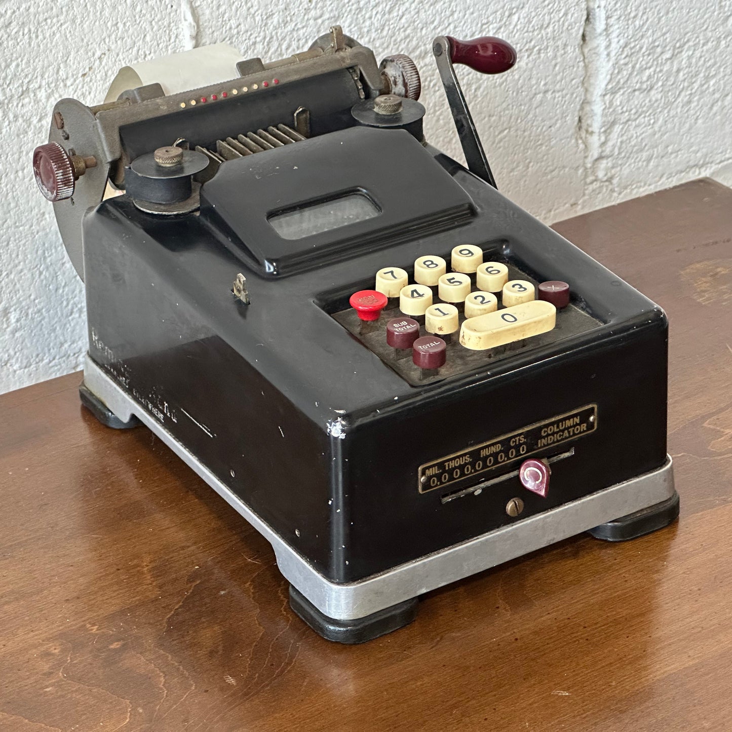 Black Remington Rand Adding Machine