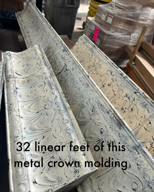 White Aluminum Crown Molding