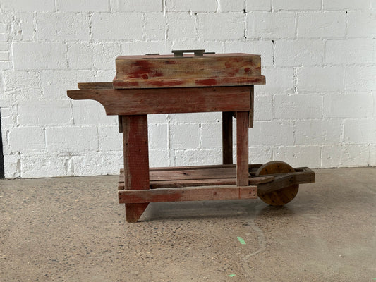 Wooden Wheelbarrow Cart