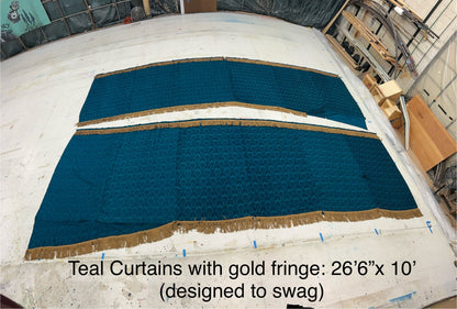 Teal Curtains (set)