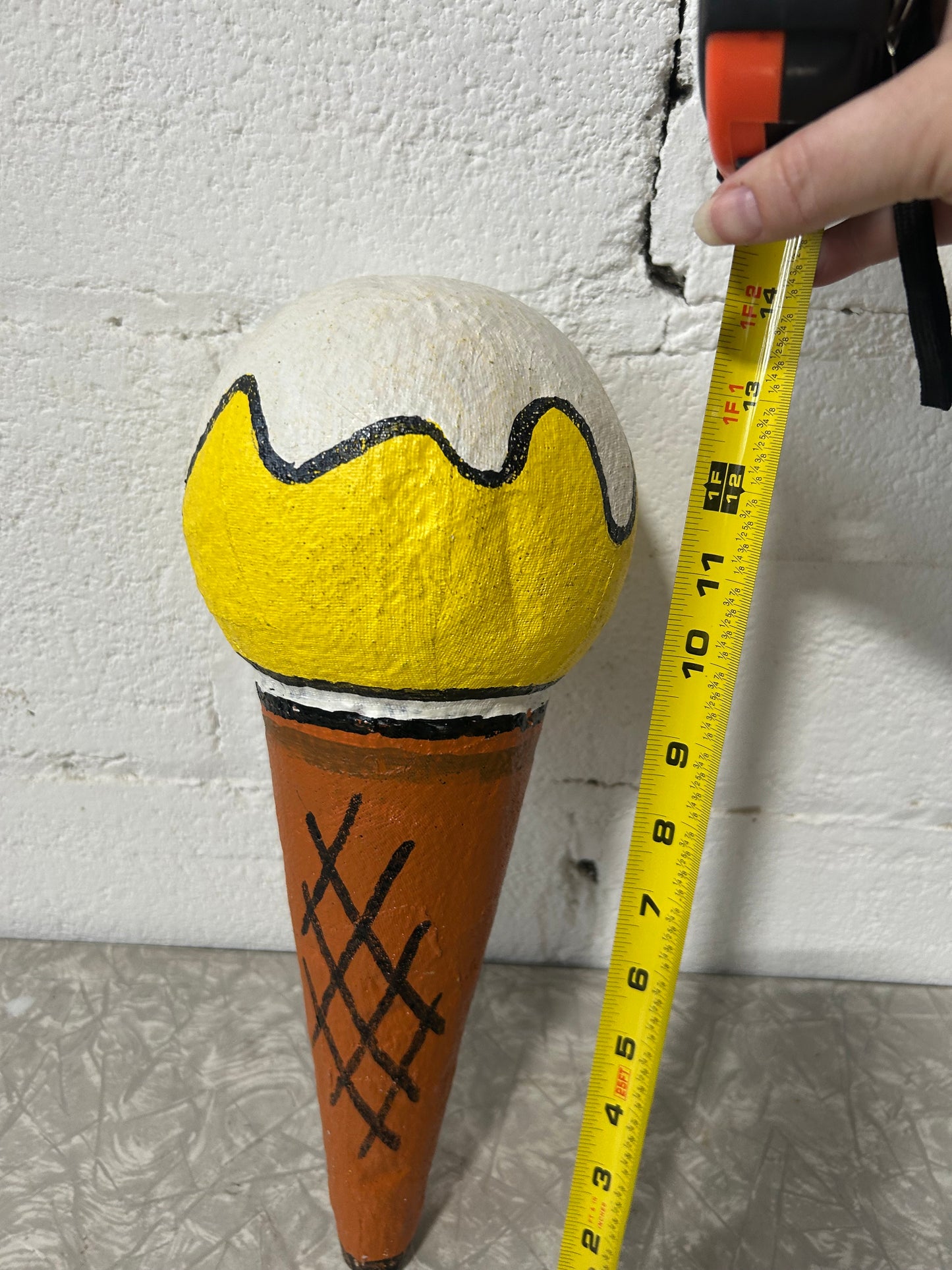 Prop Cartoony Ice Cream Cone