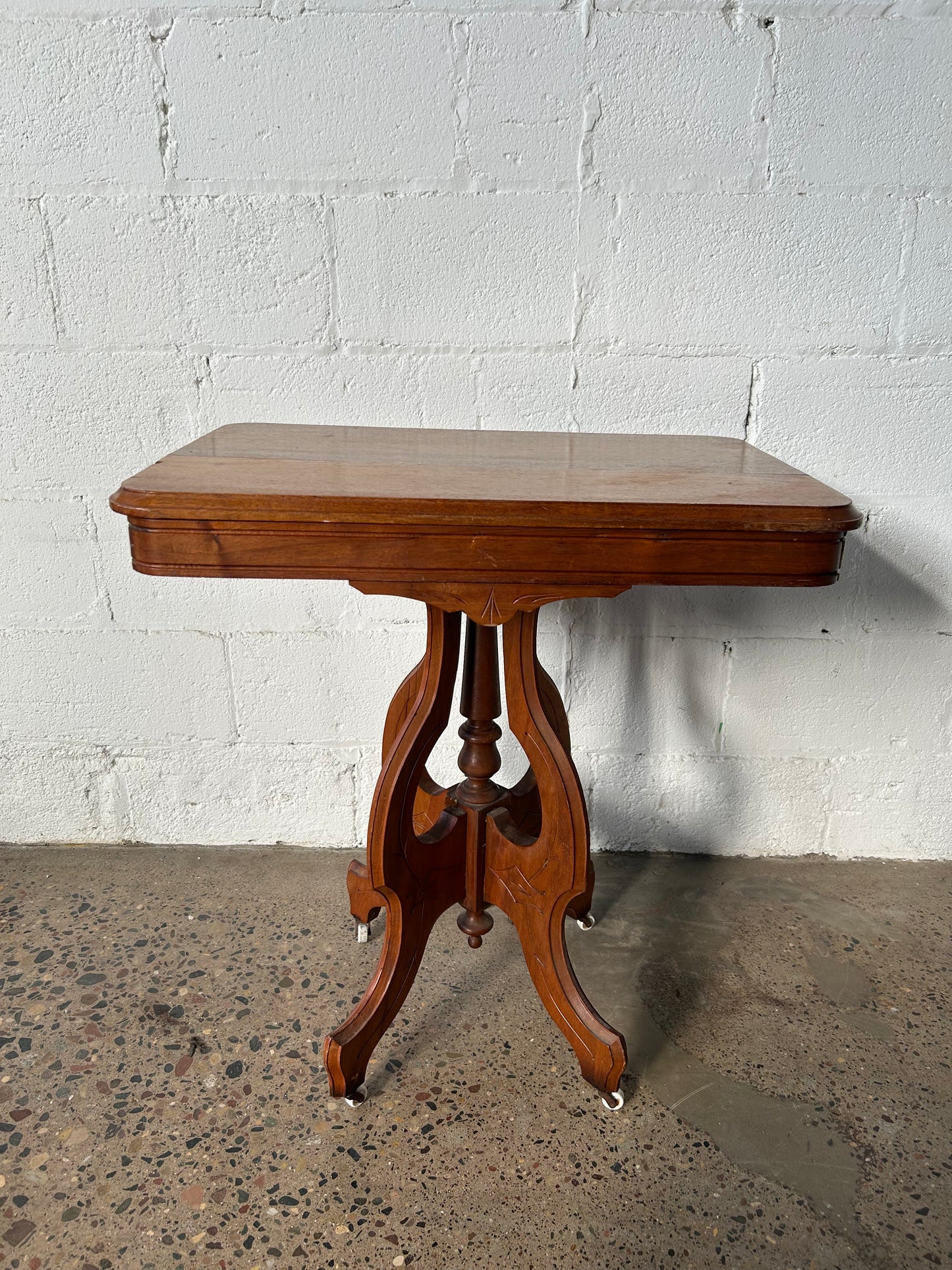 Carved Rectangle Side Table