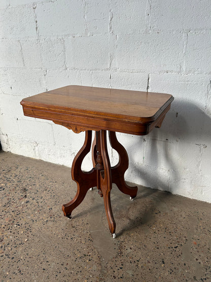 Carved Rectangle Side Table