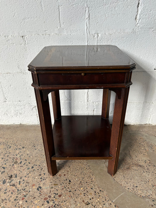 Square Inlay Side Table
