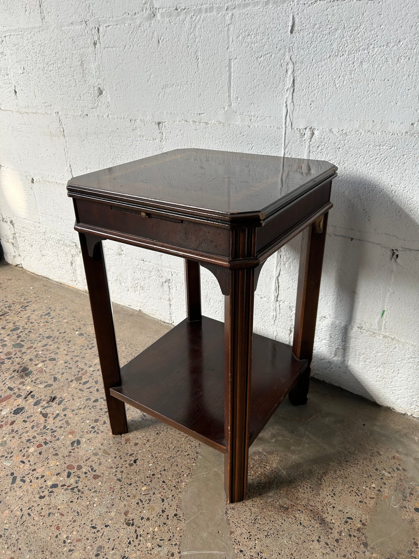 Square Inlay Side Table