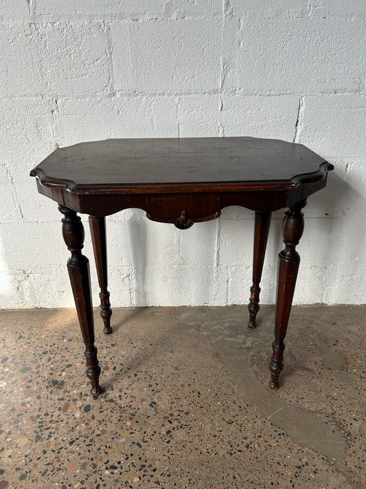 Wide Ornate Side Table