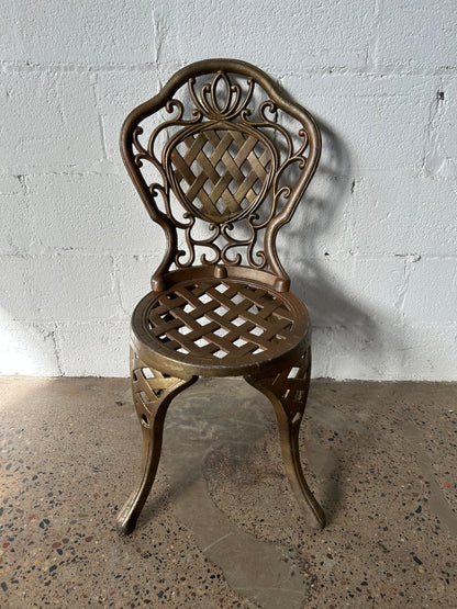 Bronze Painted Aluminum Patio Chair
