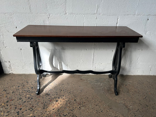 Rectangle Lyre Side Table