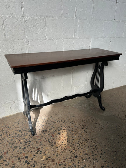 Rectangle Lyre Side Table